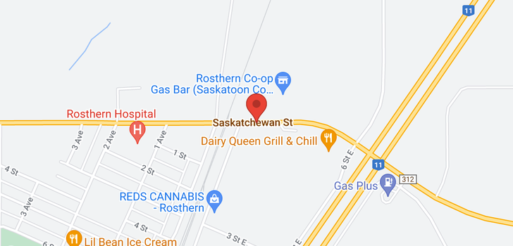 map of 910 Saskatchewan ST